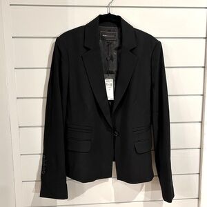 NWT BCBG Maxazria Maddy Single Button Jacket/Blazer / Black Size M